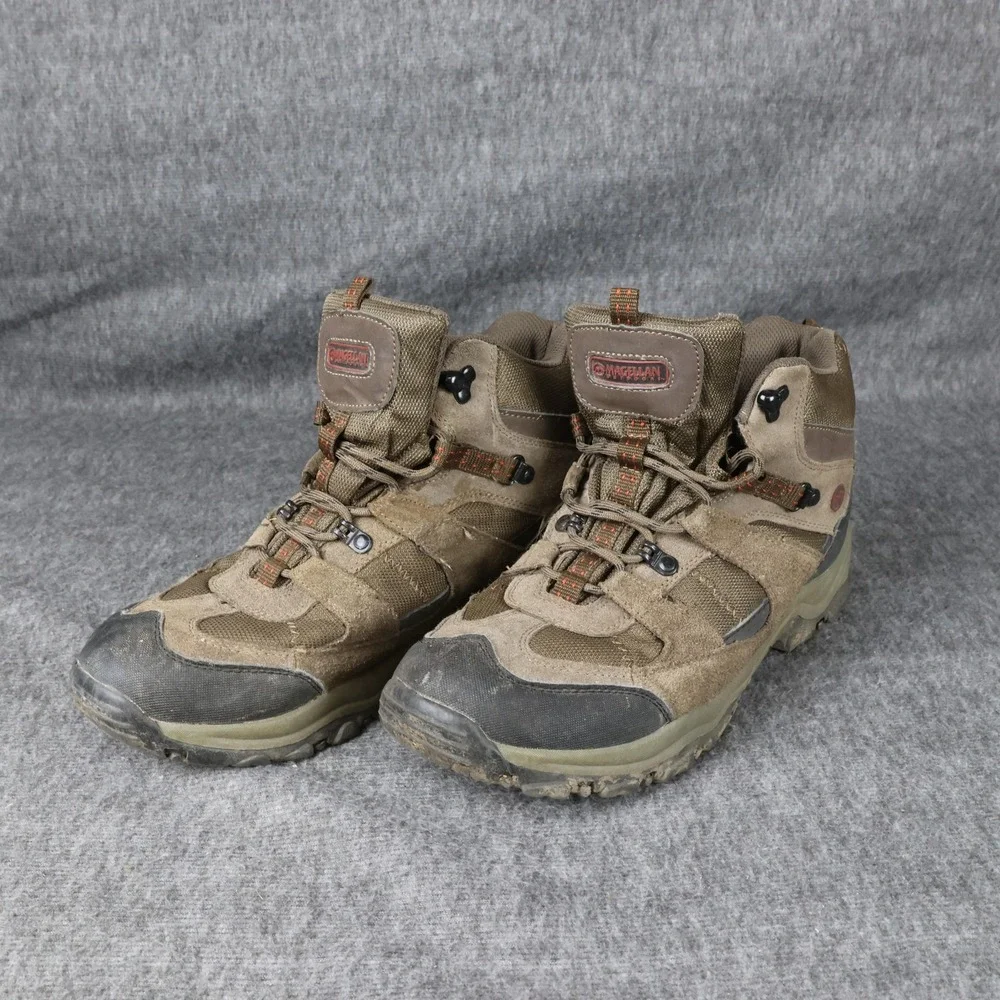 Magellan Outdoors Boots Mens Size 12 Brown Elevation Mid Hiking Outdoor Trail